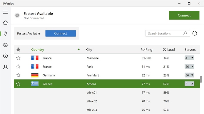 IPVanish Screnshot 3